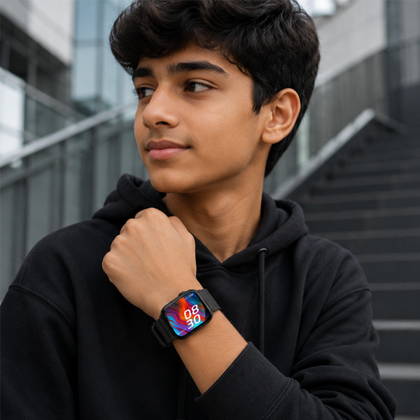 Vega Smart Watch with 2.01" HD IPS Display, Bluetooth Calling, Rotating Crown, Health Monitoring, IP67 Waterproof - Image 2