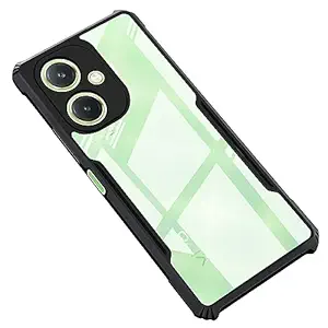 Transparent Shockproof Back Cover for Vivo Y27 | Crystal Clear Hybrid TPU Case | Camera & Screen Protection | Scratch Resistant | Slim Fit Mobile Cover